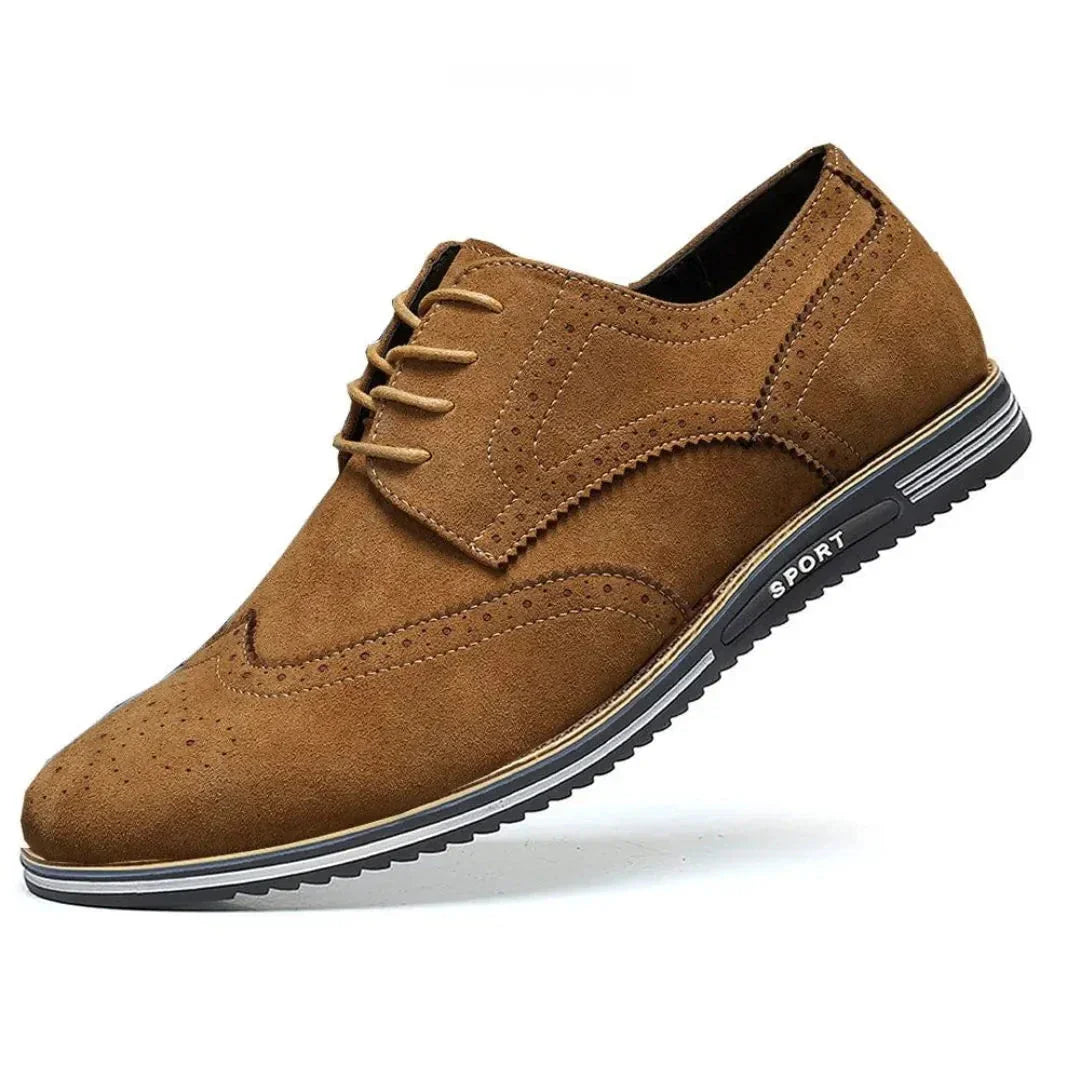 Waylynn Oscar Suede Wingtip Sneakers For Work And Weddings All Day Comfort