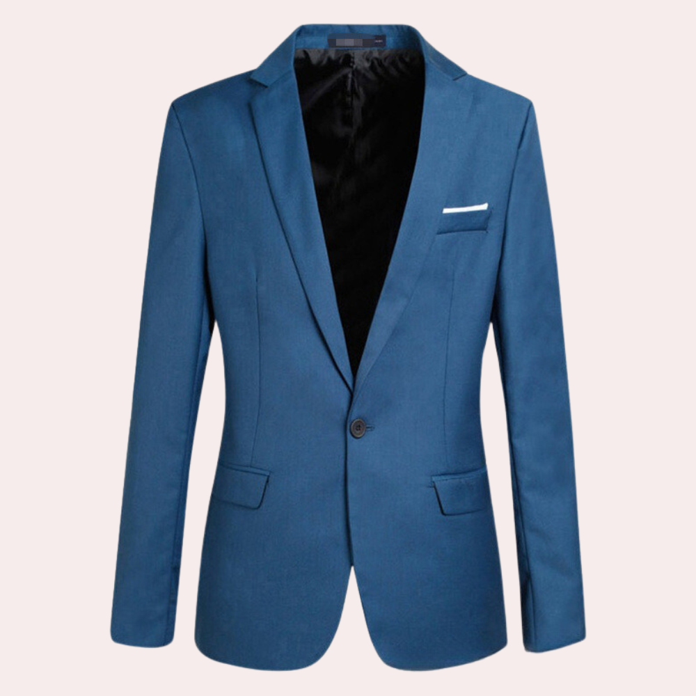Adrian Mens Timeless Elegant Modern Fit Blazer By Street-Wave Classic Sophistication Modern Edge