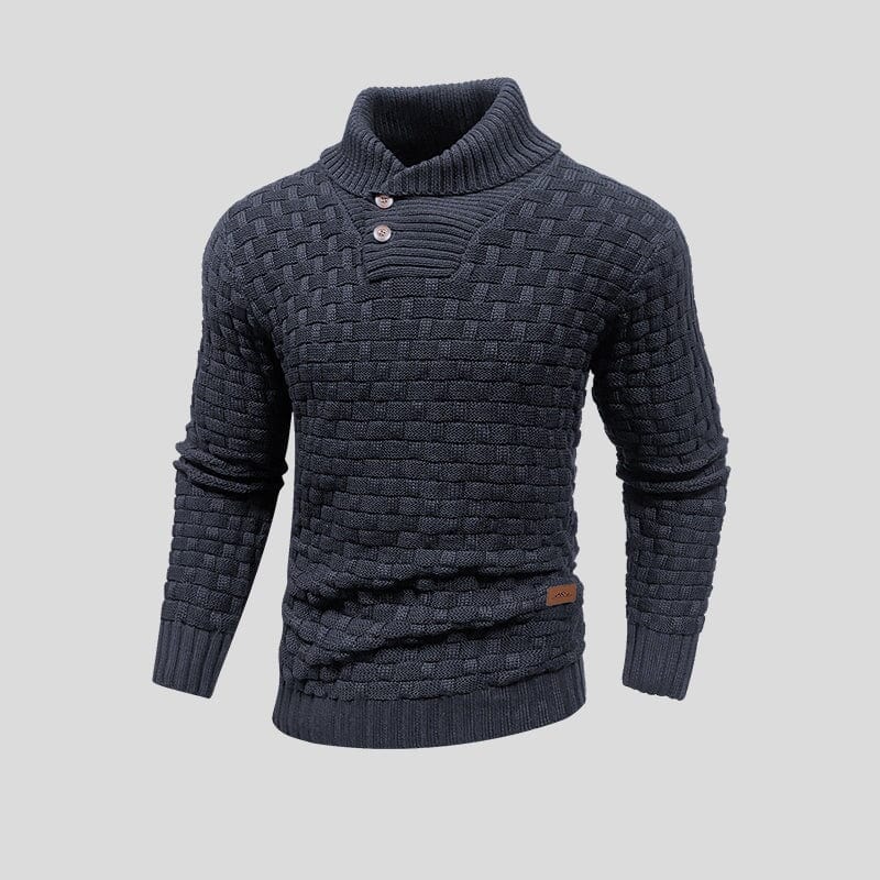 Lucas Thermal Cotton Pullover For Men Cozy Warmth Soft Knit Sweater By Streetwave