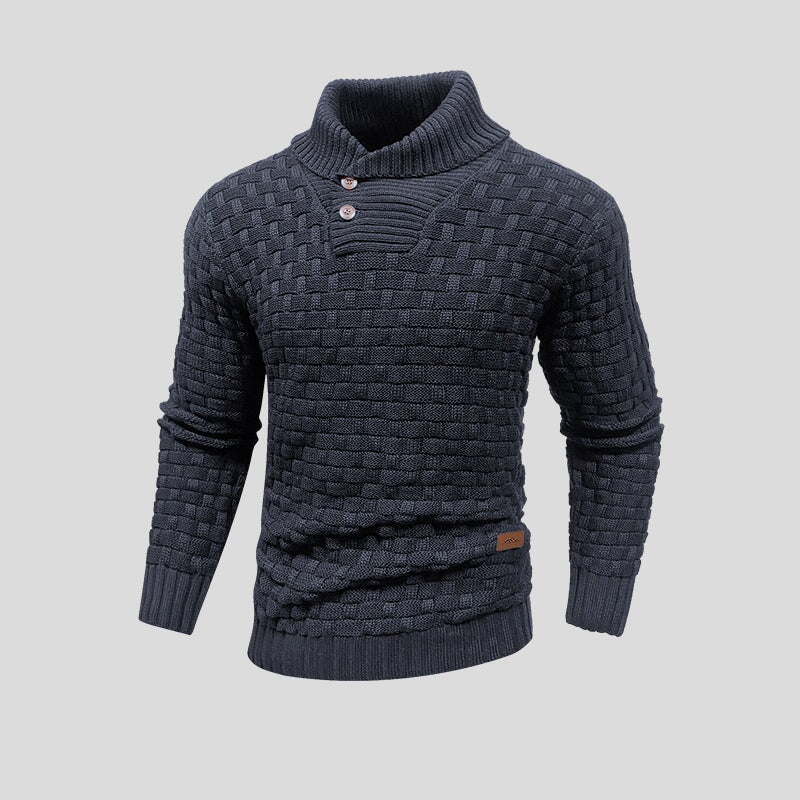 Street-Wave Thermal Knit Sweater For Streetwear Fans Cozy Warmth Modern Fit Durable Knit