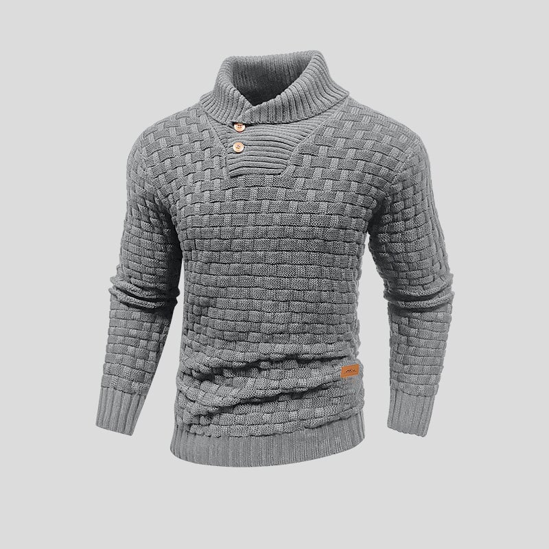 Street-Wave Thermal Knit Sweater For Streetwear Fans Cozy Warmth Modern Fit Durable Knit