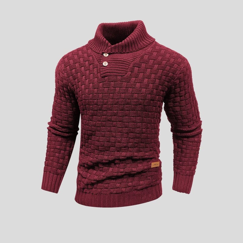 Lucas Thermal Cotton Pullover For Men Cozy Warmth Soft Knit Sweater By Streetwave