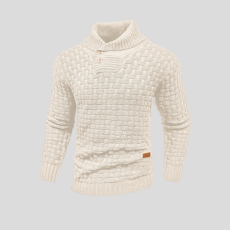 Street-Wave Thermal Knit Sweater For Streetwear Fans Cozy Warmth Modern Fit Durable Knit