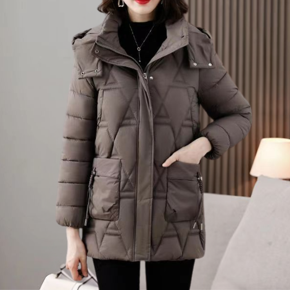 Street-wave Romy Quilted Puffer Jacket For Women Lightweight Warm Insulated Coat