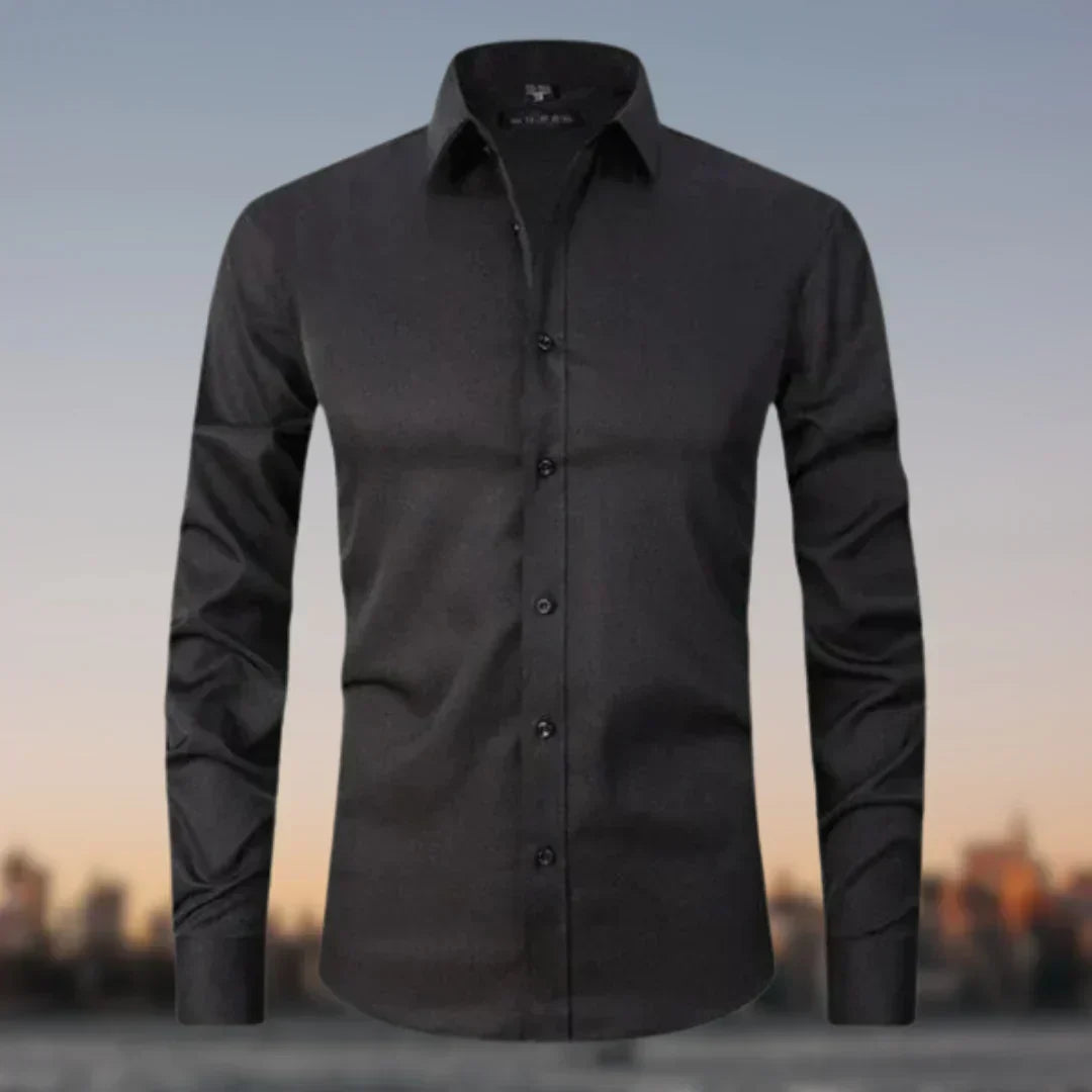 Street-Wave Wrinkle-Free Stretch Shirt For Men, Ultimate Comfort, Superior Fit, Everyday Performance