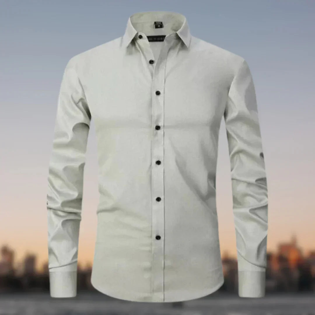Street-Wave Wrinkle-Free Stretch Shirt For Men, Ultimate Comfort, Superior Fit, Everyday Performance