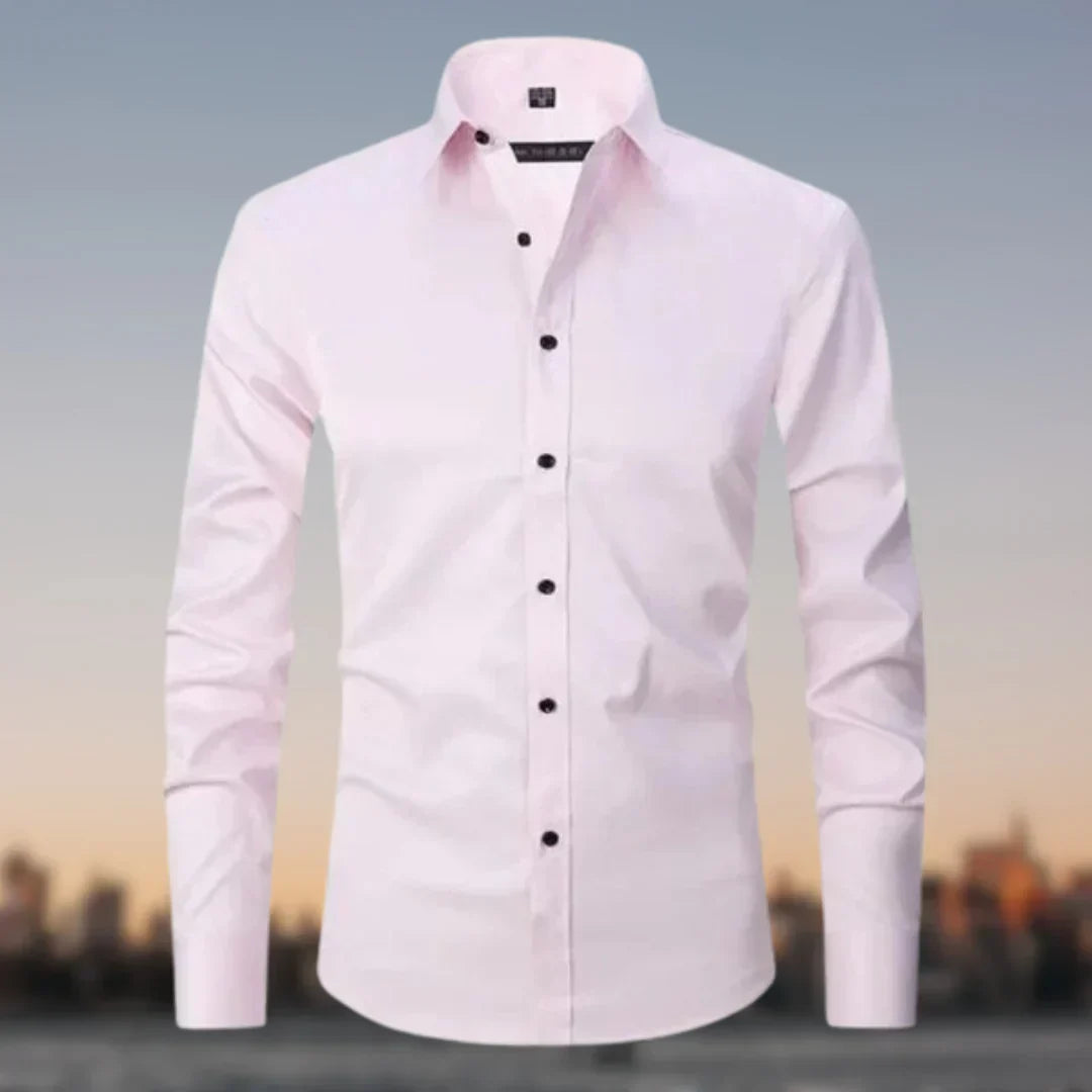 Street-Wave Wrinkle-Free Stretch Shirt For Men, Ultimate Comfort, Superior Fit, Everyday Performance
