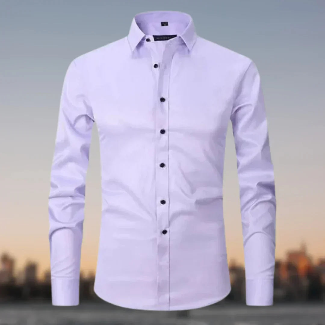 Street-Wave Wrinkle-Free Stretch Shirt For Men, Ultimate Comfort, Superior Fit, Everyday Performance