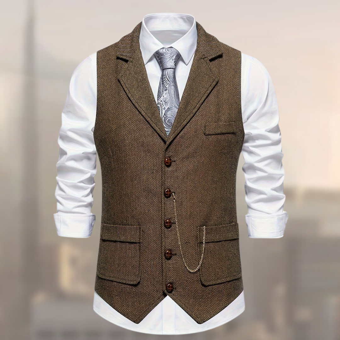 Street-Wave Carter Retro Cotton Vest For Men Layering