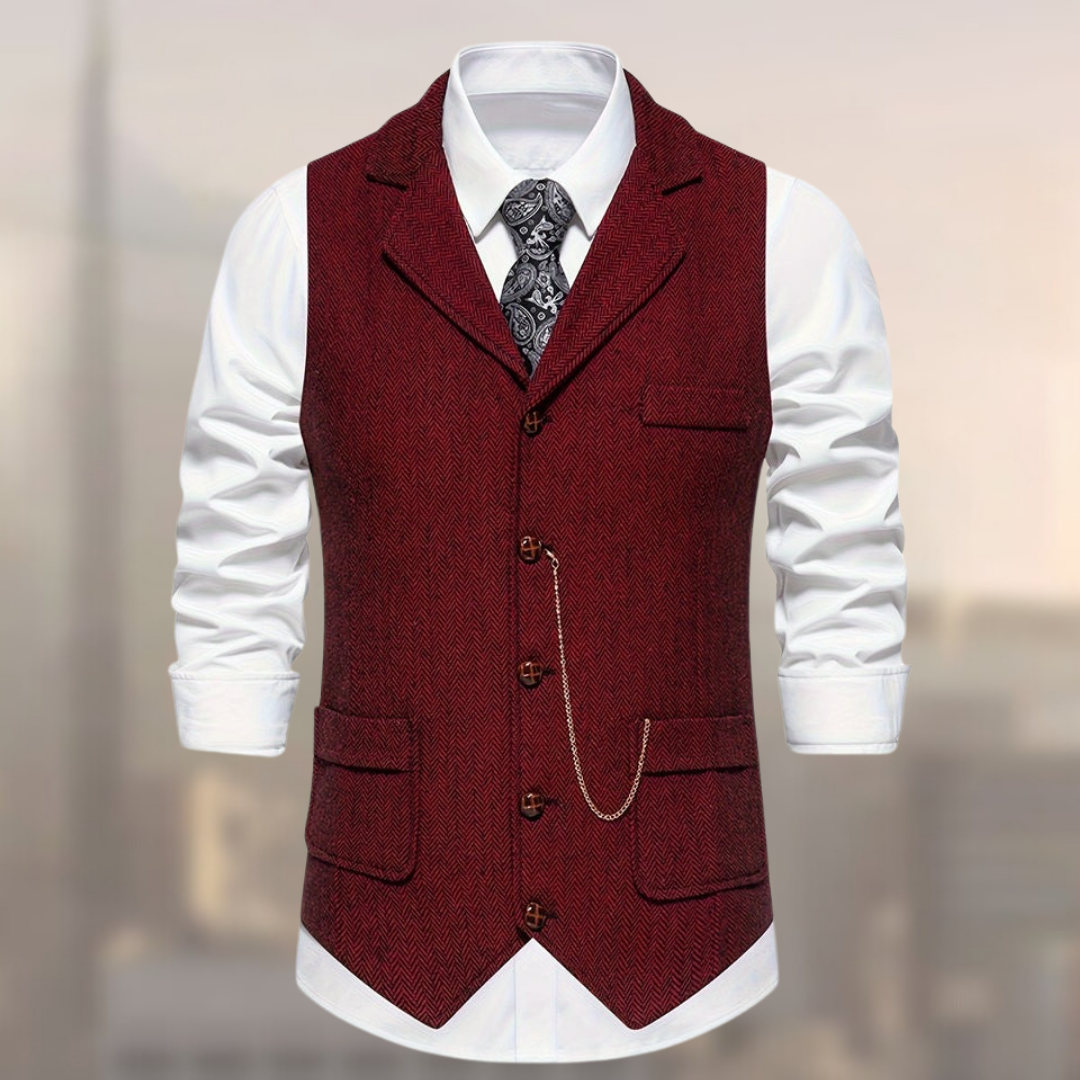 Street-Wave Carter Retro Cotton Vest For Men Layering