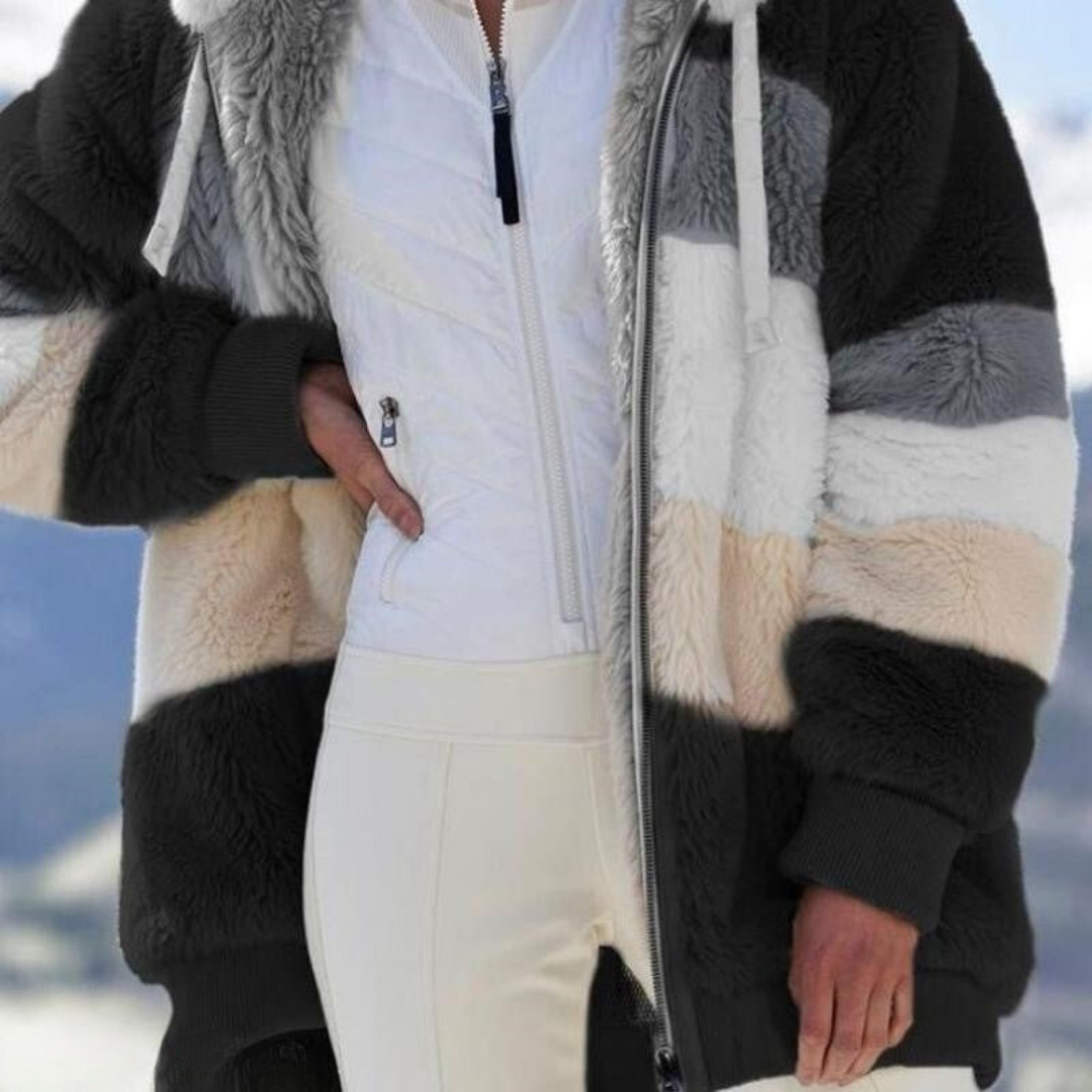 Streetwave Soft Faux Fur Coat For Women Luxurious Plush Warmth And Cozy Comfort All Season