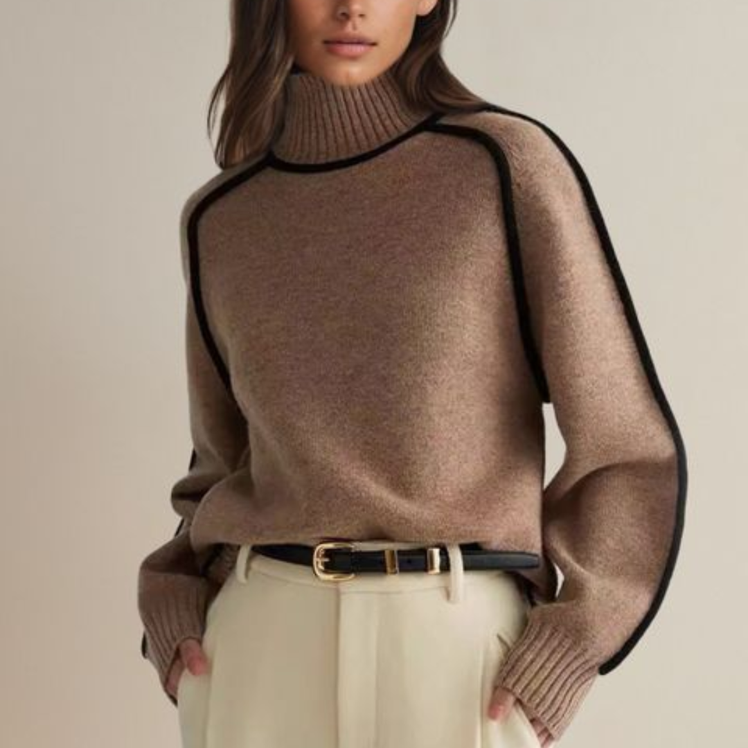 Streetwave Elegant Turtleneck Sweater For Fashion Forward Women Warmth And Timeless Style