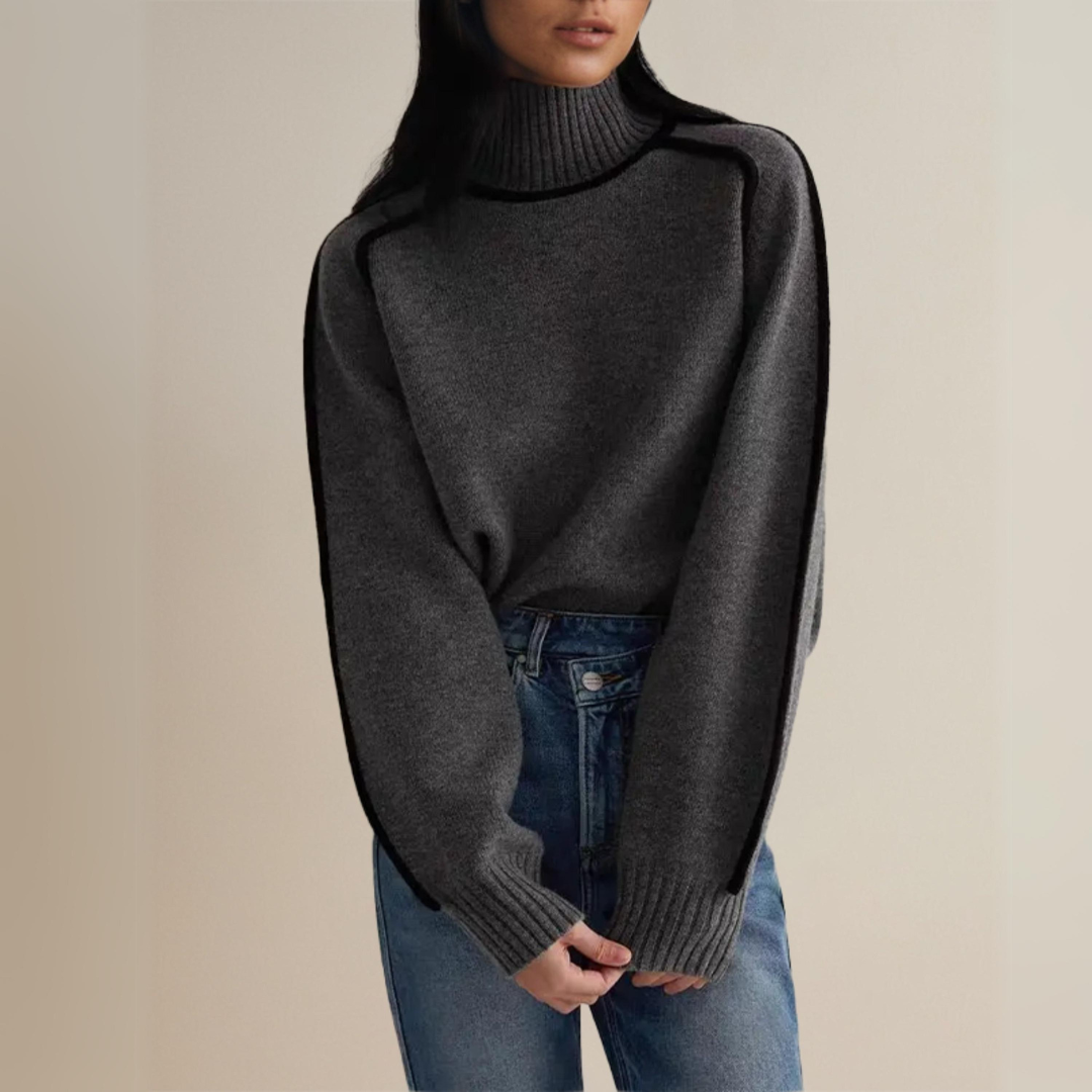 Streetwave Elegant Turtleneck Sweater For Fashion Forward Women Warmth And Timeless Style