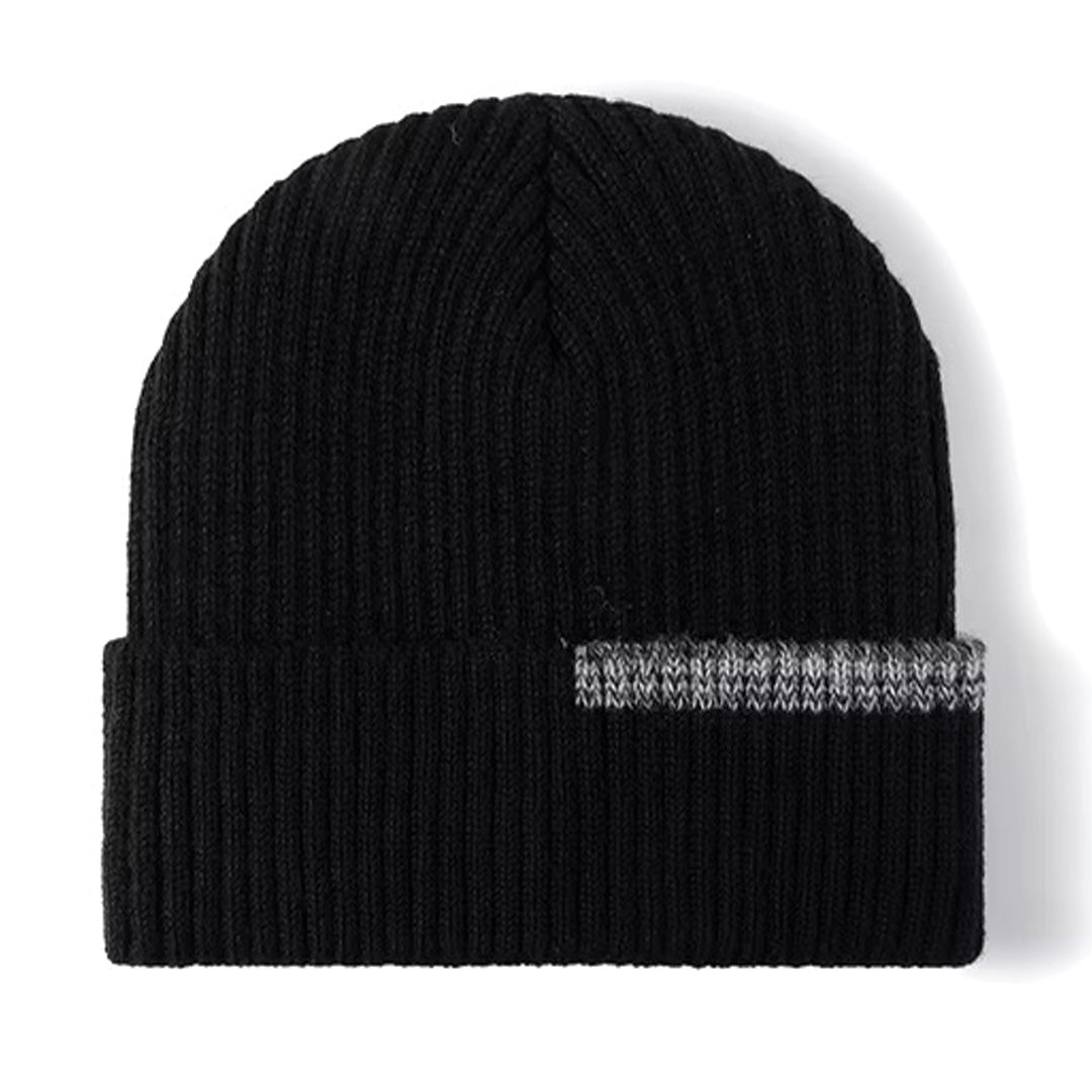 Street-Wave Ribbed Beanie