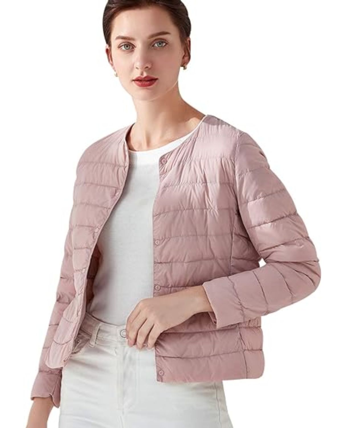 Street Wave Lightweight Down Jacket For Women Cozy Warmth Quilted Puffer Coat Essentials