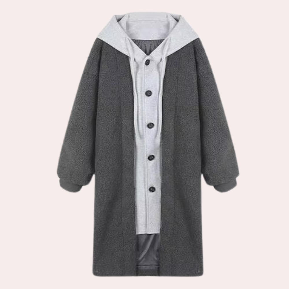 Street-wave Isla Long Coat Hooded Winter Outerwear For Women Ultra Warm And Cozy Versatile Everyday Coat