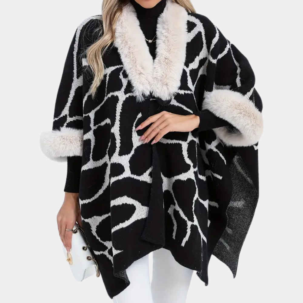Street-wave | Stylischer fluffiger Mantel für Damen für die Herbstsaison - Street-wave