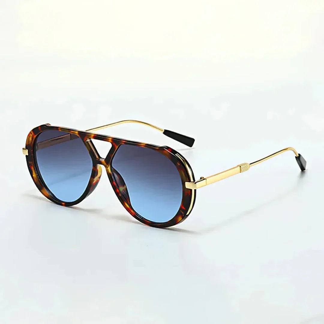 Waylynn Panther Gradient Aviator Sunglasses For Fashionista