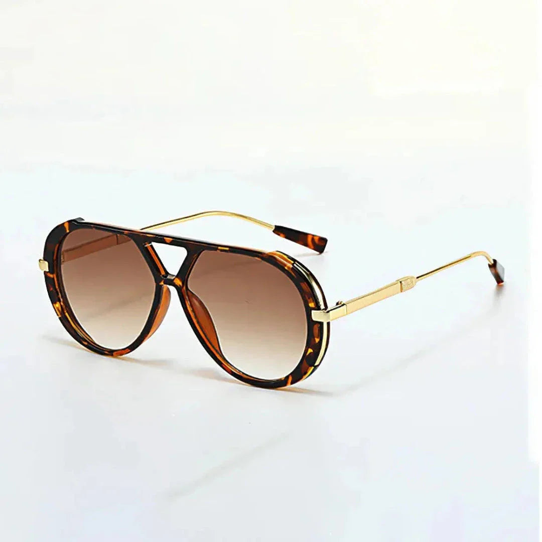 Waylynn Panther Gradient Aviator Sunglasses For Fashionista