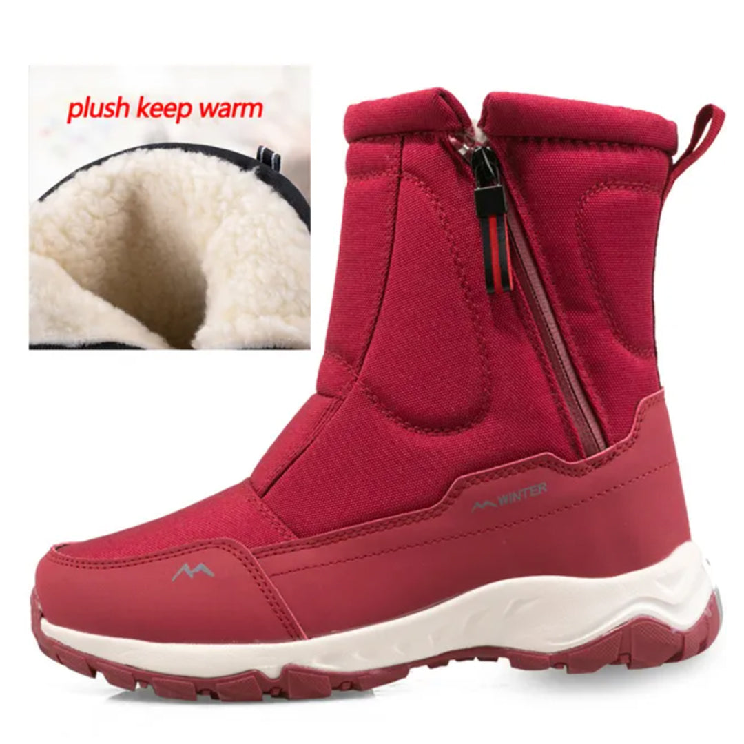 Street-Wave Ultimate Warmth Insulated Waterproof Thick Snow Boots For Outdoor Adventurers Non Slip