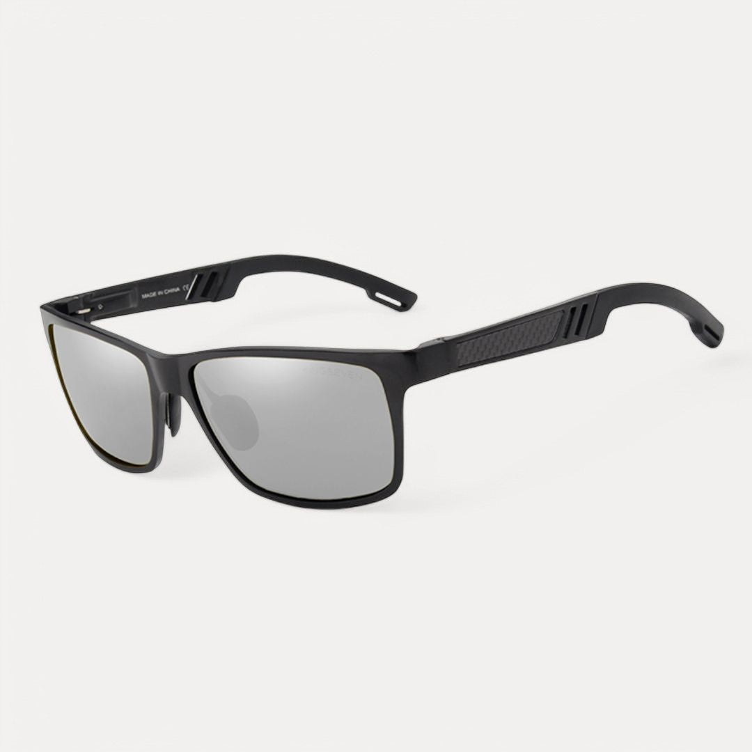 Street-Wave Polarized Aluminum Frame Sunglasses With UV400 Mirror Lenses Unisex Outdoor Eyewear