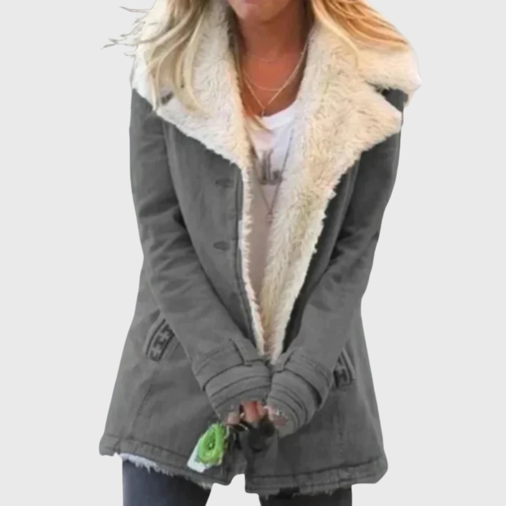 Women's Winter Coat with Insulated Lining and Hood