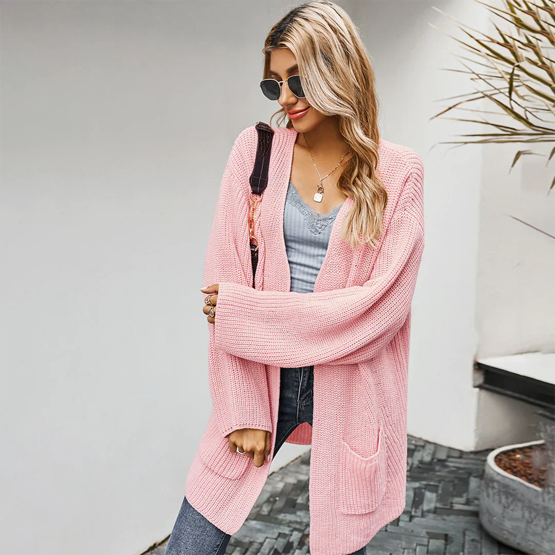 Street-wave Vest With Cozy Knitted Fit And Chic Cutout Neck For Women Everyday Style