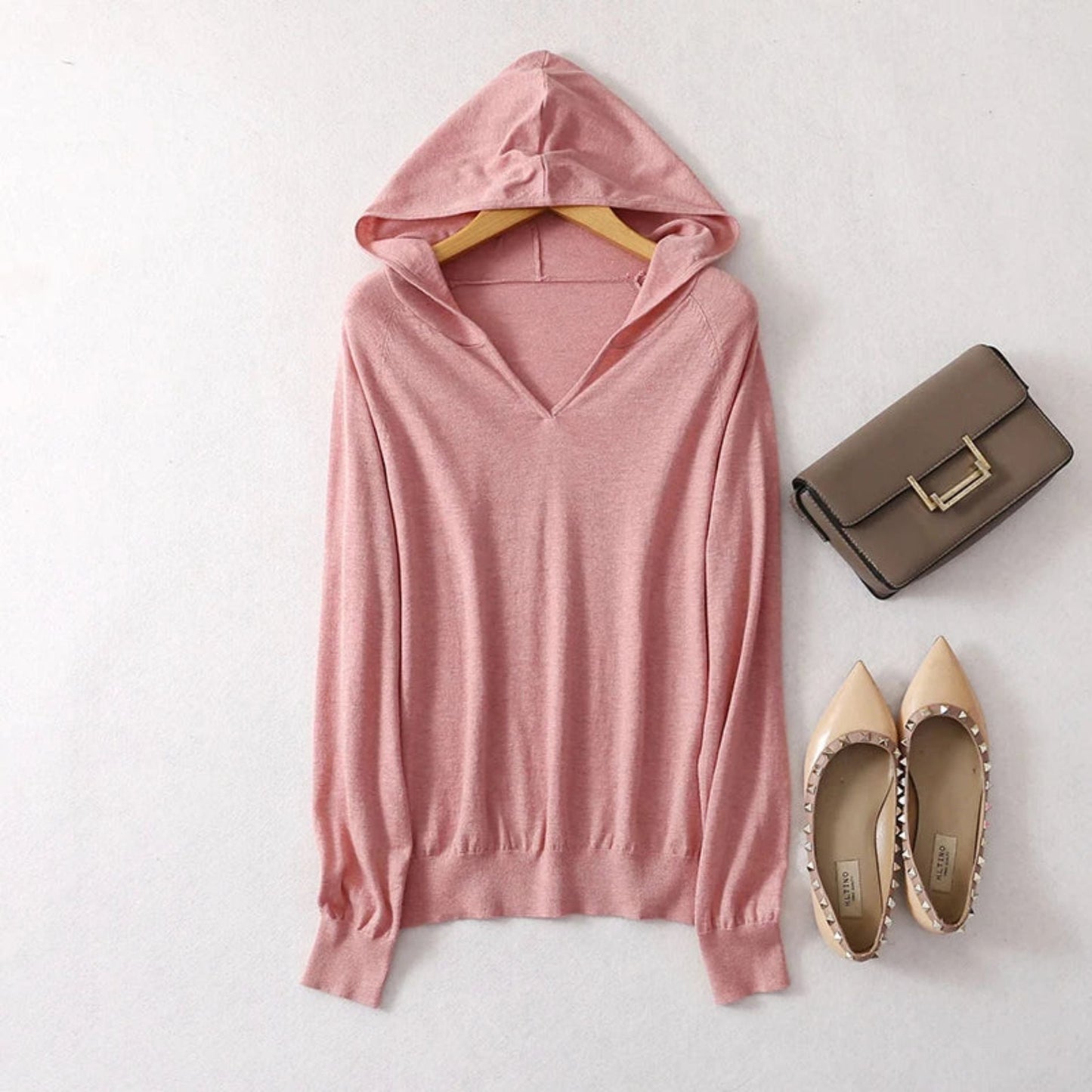 Gabrielle Classic Cashmere Hoodie