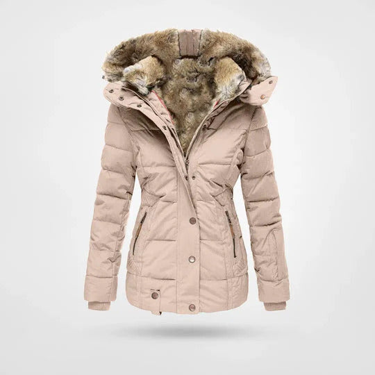 Street-Wave Womens Winter Coat With Luxurious Fur Collar For Elegant Everyday Warmth And Cozy Protection