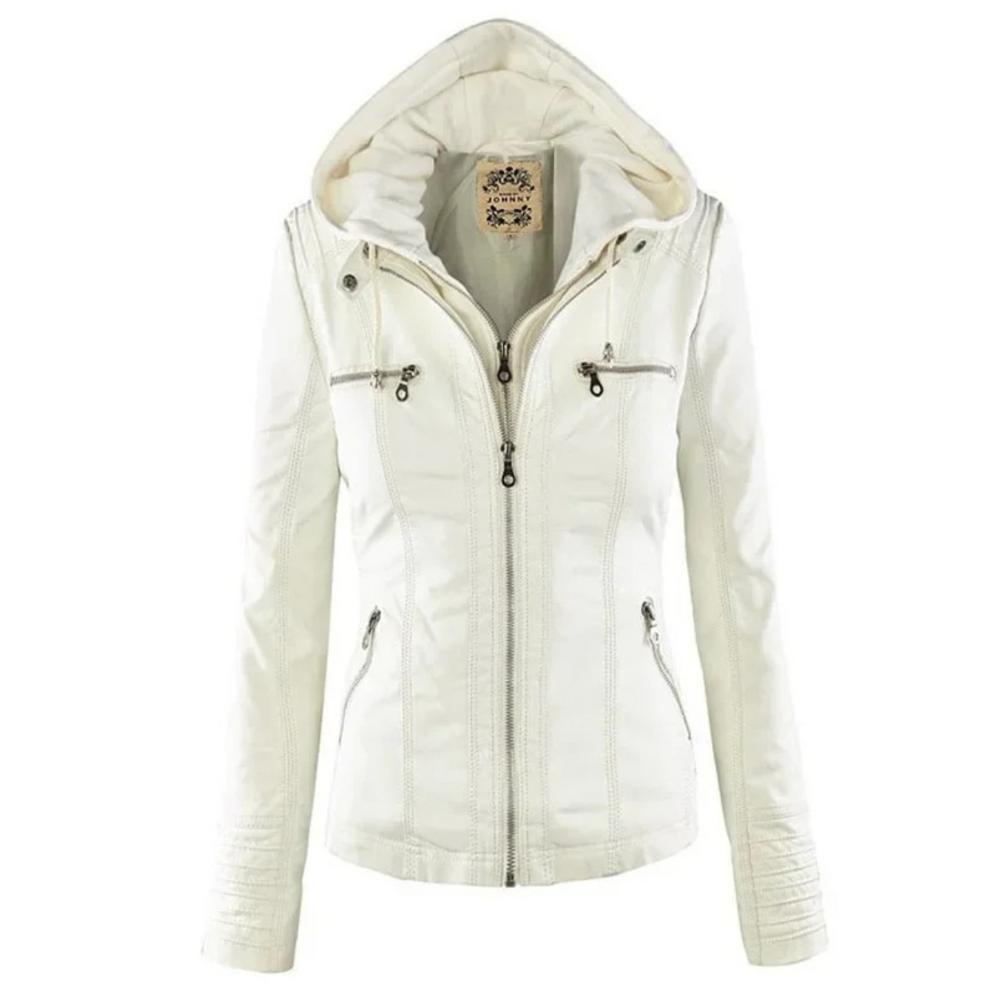 Street Wave Leather Jacket For Modern Women Chic Windproof Comfort And Flattering Fit