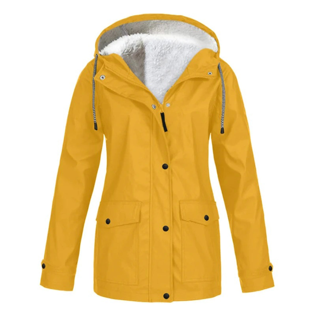 Street-wave Extra Warm Hooded Winter Jacket For Women With Faux Fur Lining And Cozy Thermal Comfort