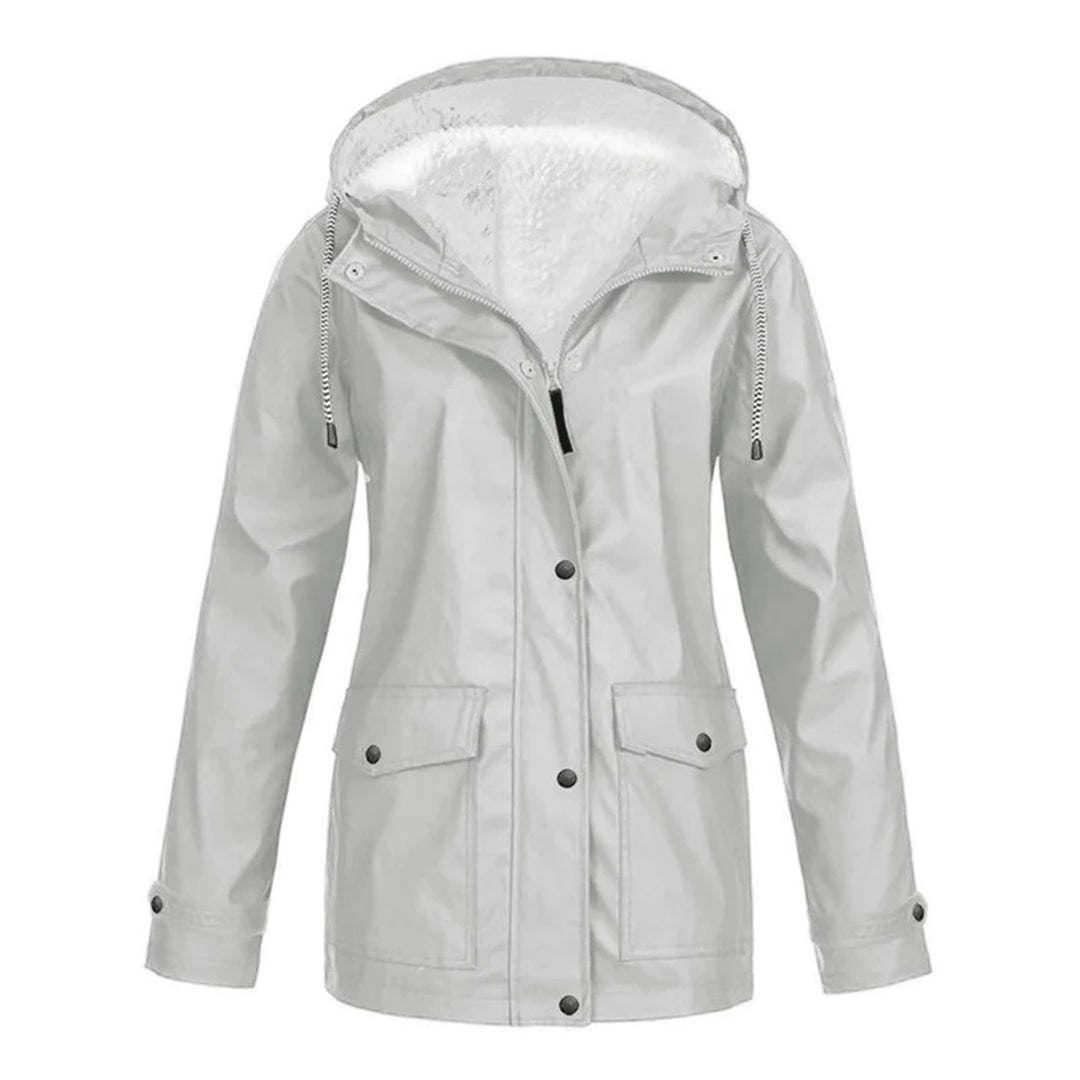 Street-wave Extra Warm Hooded Winter Jacket For Women With Faux Fur Lining And Cozy Thermal Comfort