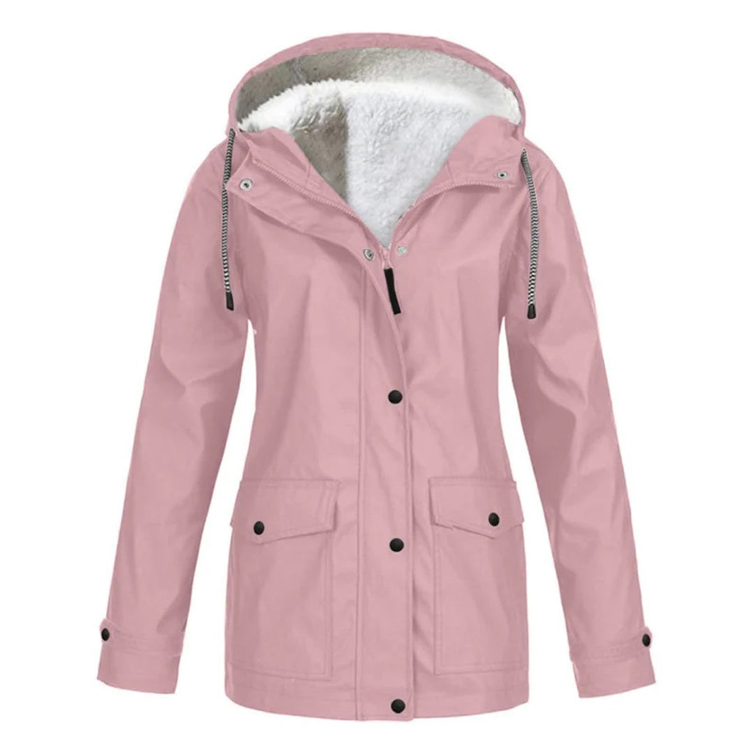 Street-wave Extra Warm Hooded Winter Jacket For Women With Faux Fur Lining And Cozy Thermal Comfort