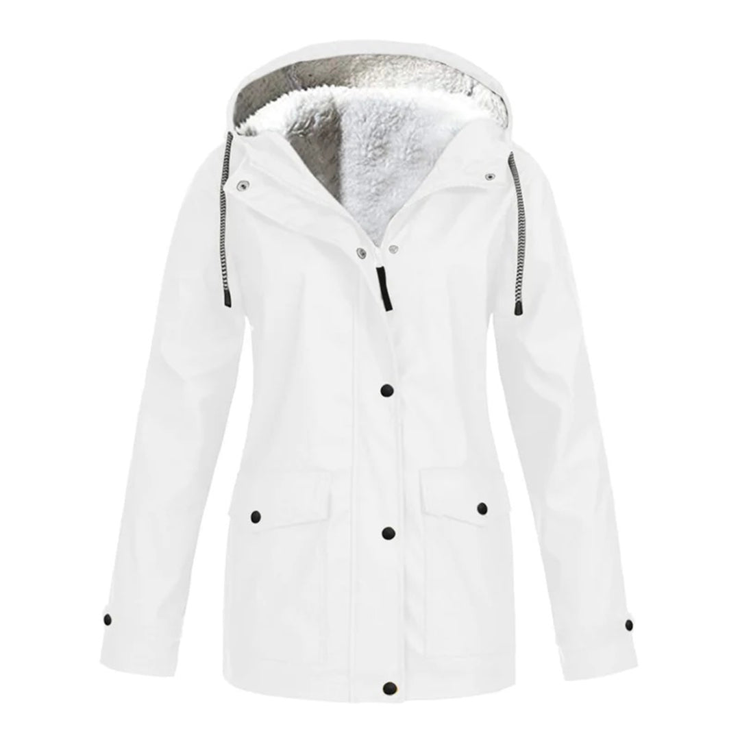 Street-wave Extra Warm Hooded Winter Jacket For Women With Faux Fur Lining And Cozy Thermal Comfort