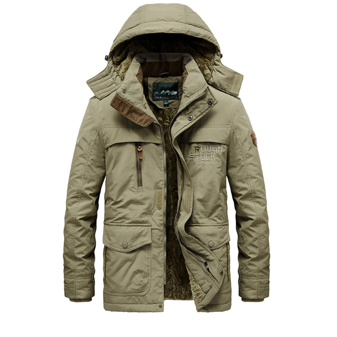 Street-Wave Adrian Hooded Winter Coat For Fashionable Men Versatile Warm Urban Outerwear Jacket