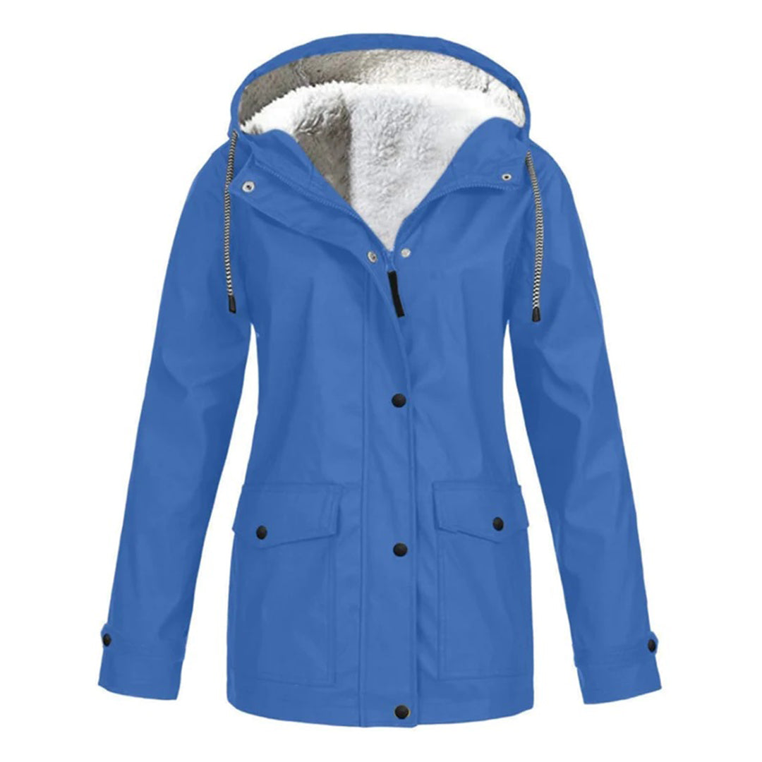 Street-wave Extra Warm Hooded Winter Jacket For Women With Faux Fur Lining And Cozy Thermal Comfort