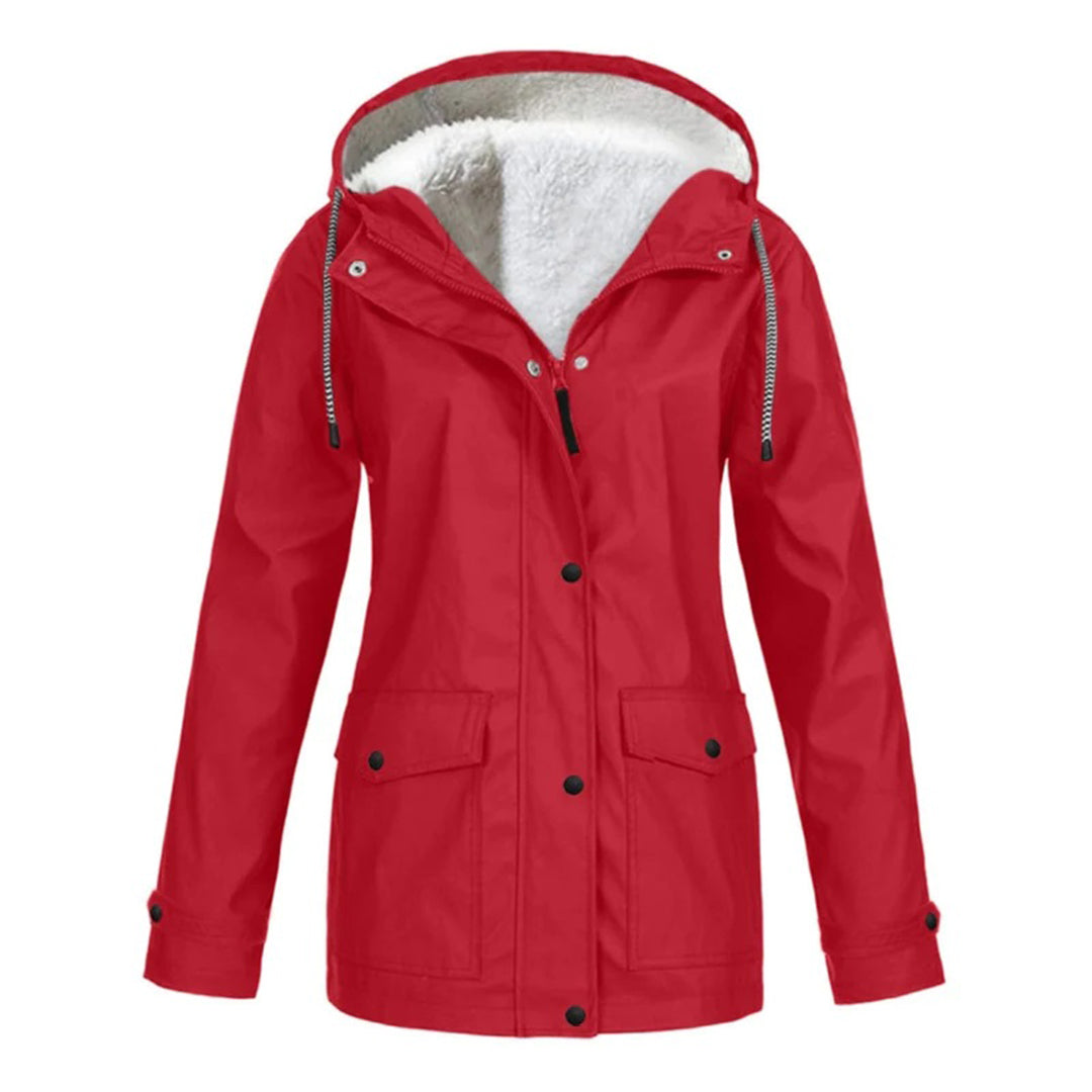 Street-wave Extra Warm Hooded Winter Jacket For Women With Faux Fur Lining And Cozy Thermal Comfort