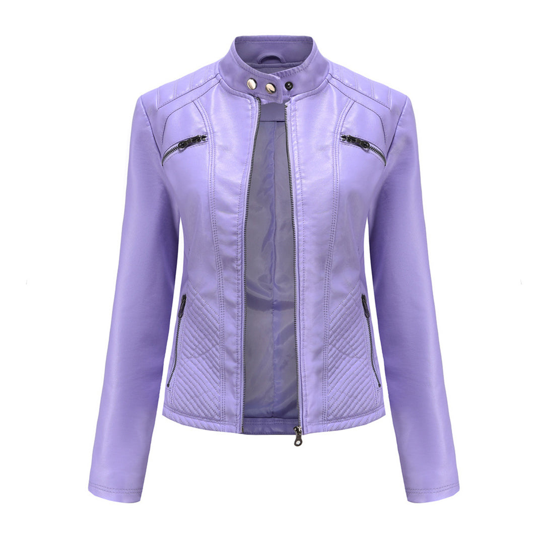Street-wave Leather Jacket With Zipper Design Timeless Classic For Modern Men And Women