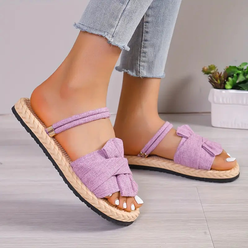 Street-wave Brenda Solid Color Soft Sandals For Women Elegant Comfort And Support