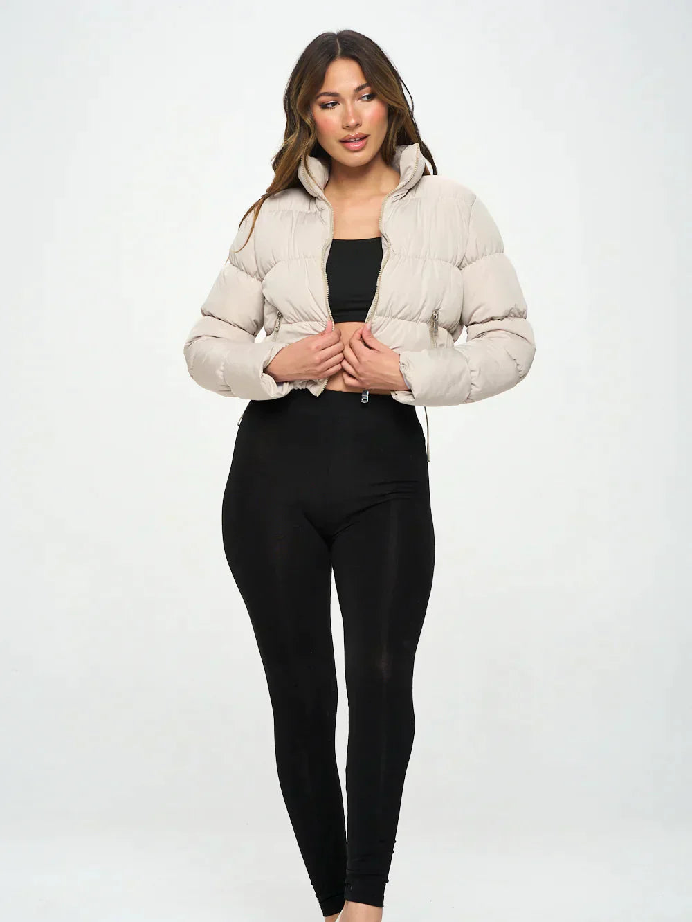 Street Wave Matte Puffer Jacket For Urban Fashion Lovers Slim Fit Durable Weatherproof Outerwear
