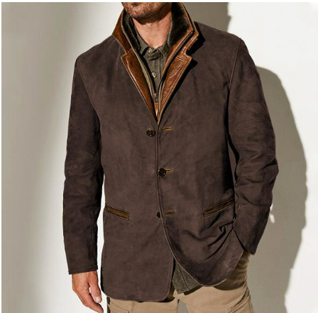 Street Wave Suede Jacket For Men Stylish Vintage Style Warmth Versatility Durable Premium Craftsmanship