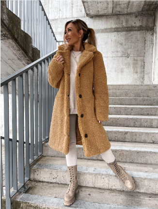 Street Wave Women Warm Winter Coat Cozy Plush Lined For Urban Professionals And Effortless Everyday Style