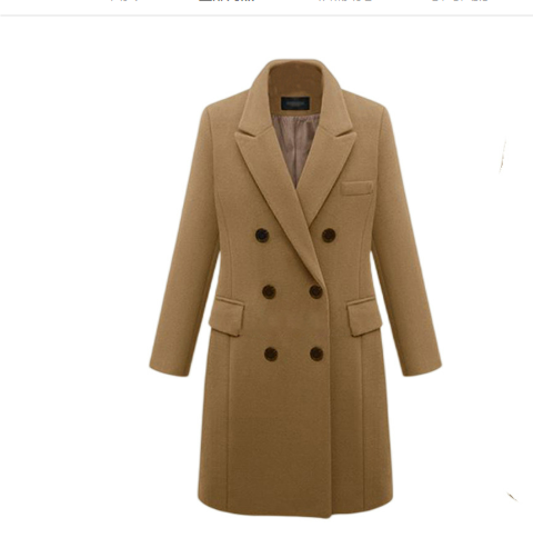 Street-wave Zillah Long Coat for Women Chic Warm Winter Outerwear for Urban Women