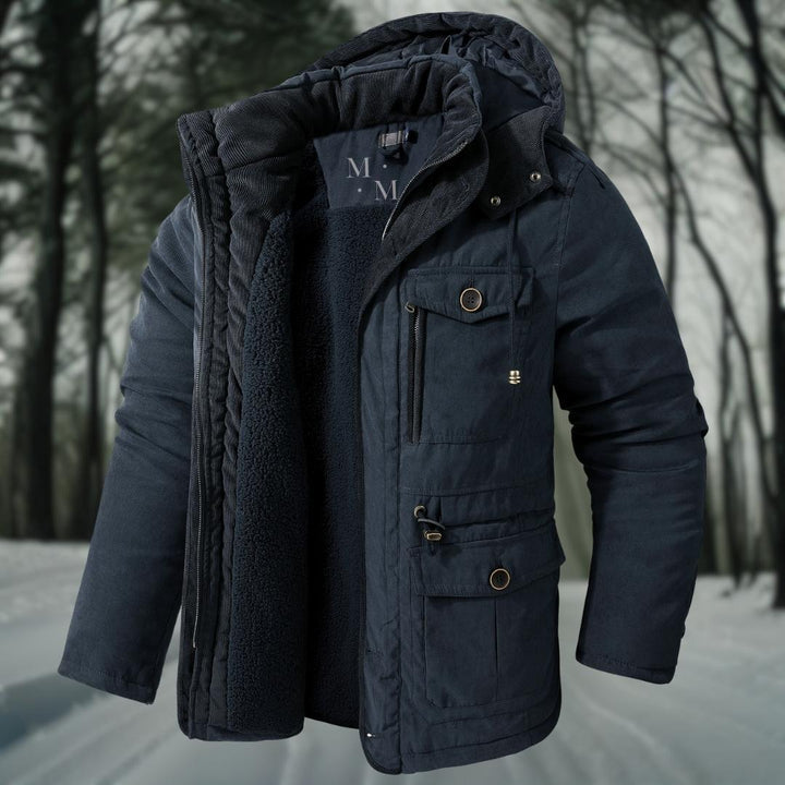 Street-wave Men’s Winter Jacket With Cozy Comfort Factor For Stylish, Practical Warmth