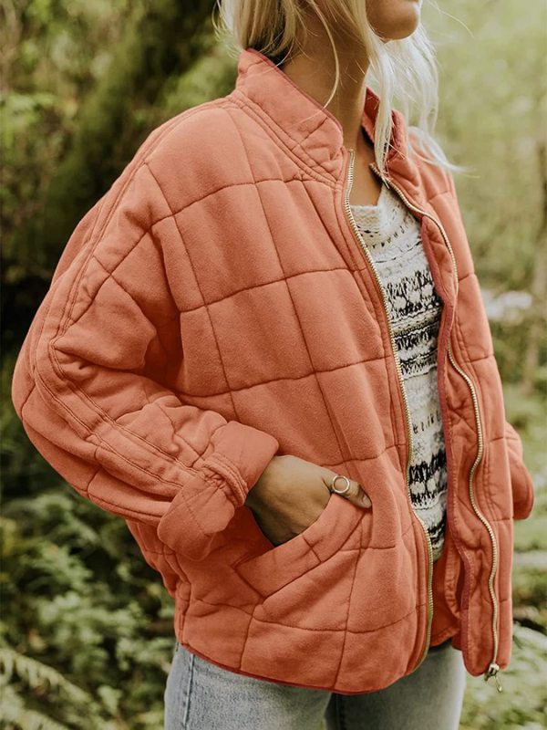 Streetwave Women's Quilted Puffer Jacket Warm Cozy Outerwear For Stylish Everyday Wear
