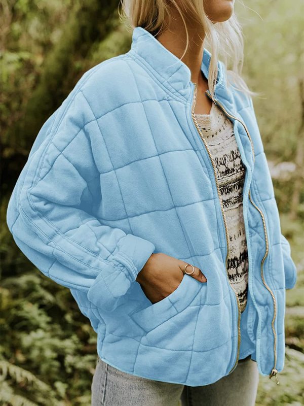 Streetwave Women's Quilted Puffer Jacket Warm Cozy Outerwear For Stylish Everyday Wear