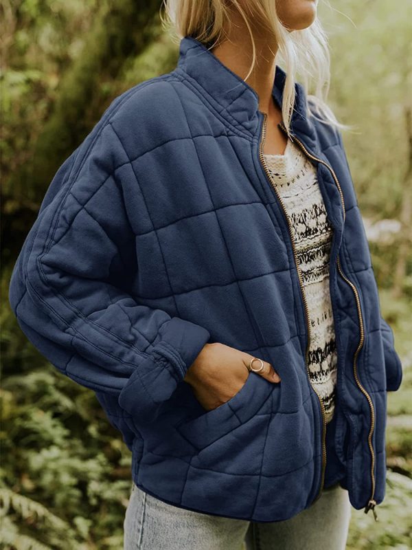 Streetwave Women's Quilted Puffer Jacket Warm Cozy Outerwear For Stylish Everyday Wear