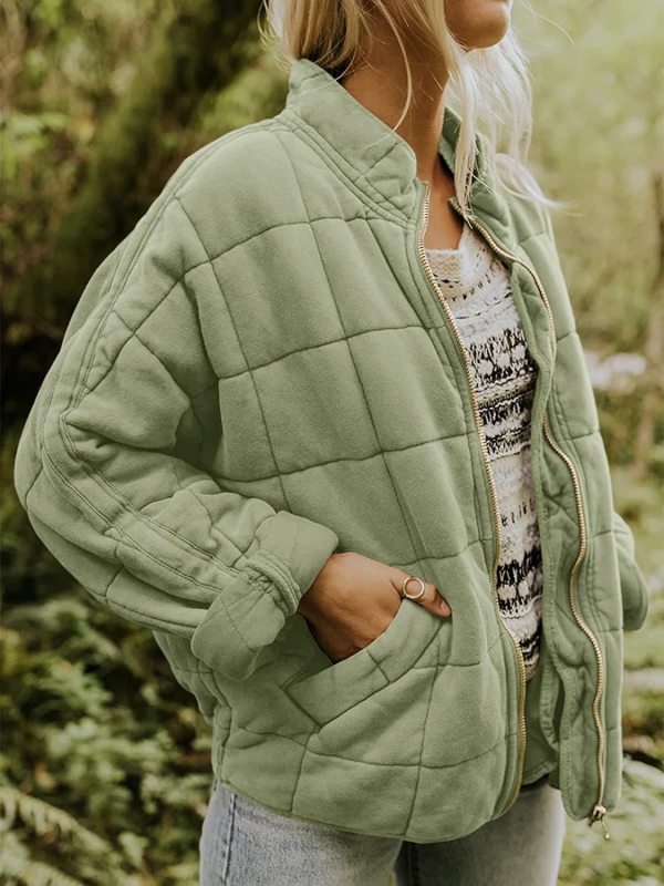 Streetwave Women's Quilted Puffer Jacket Warm Cozy Outerwear For Stylish Everyday Wear