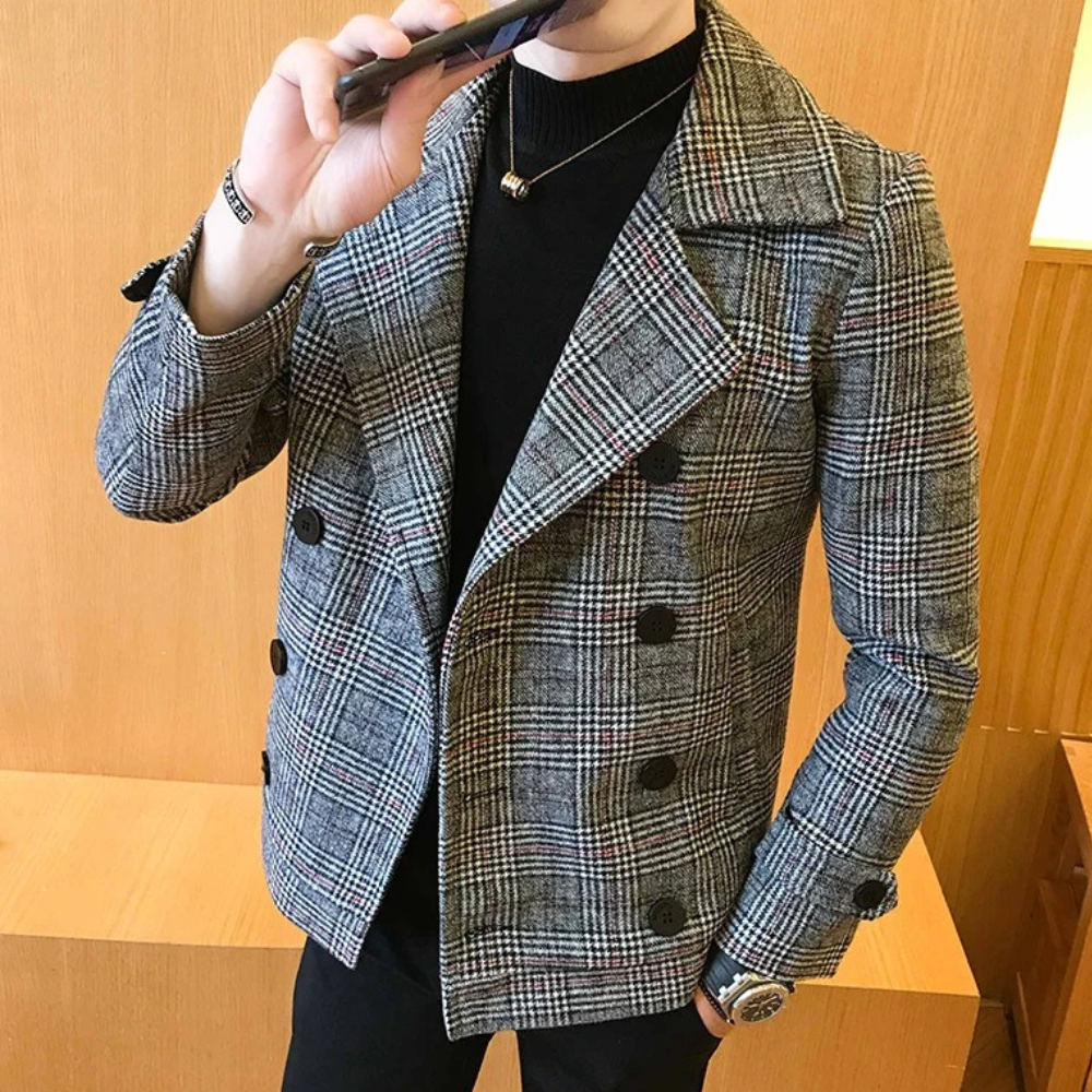 Matthew Stylish Jacket for Men by Street Wave Premium Wool Blend Versatile Warmth for Work and Casual