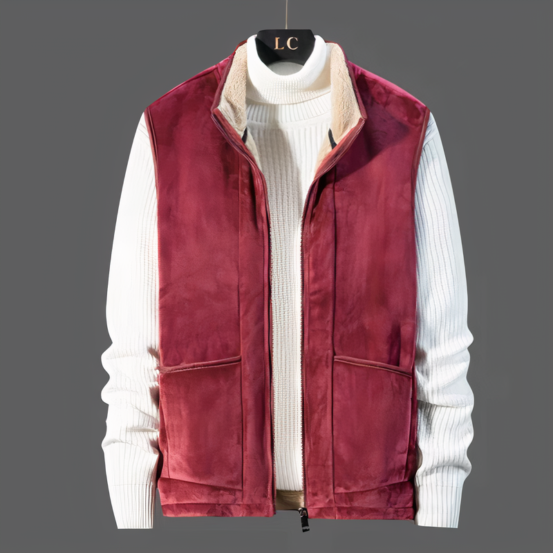 Cashmere Vest Street-wave For Men Luxury Warmth And Sophisticated Everyday Style